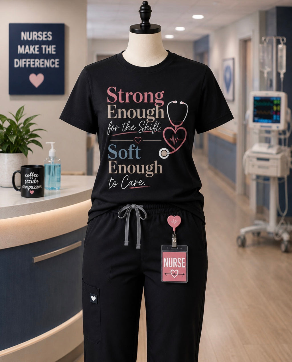 Care.Comfort.Courage. Nurse Collection