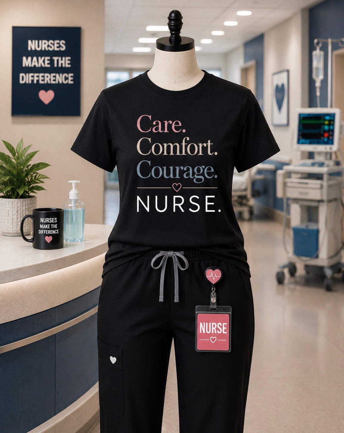Care.Comfort.Courge. NURSE Collection